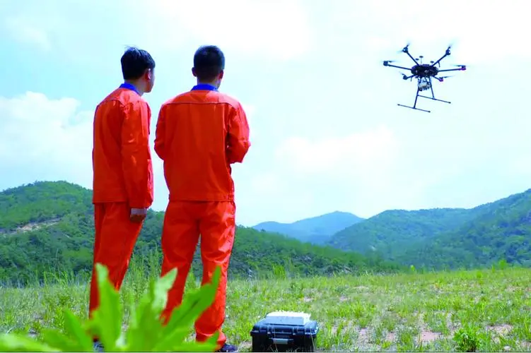 广华办事处无人机倾斜摄影巡检拍摄